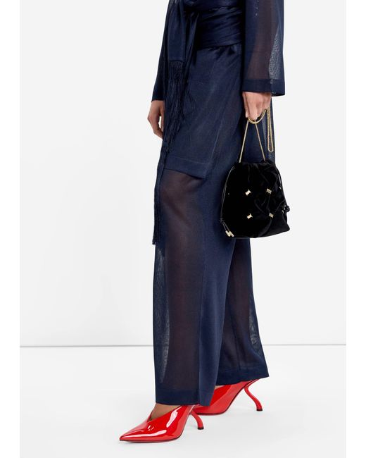 Ferragamo Red Itaca Mules