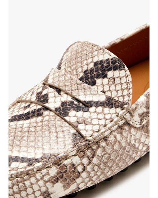 Tod's White Gommino Driving Shoes