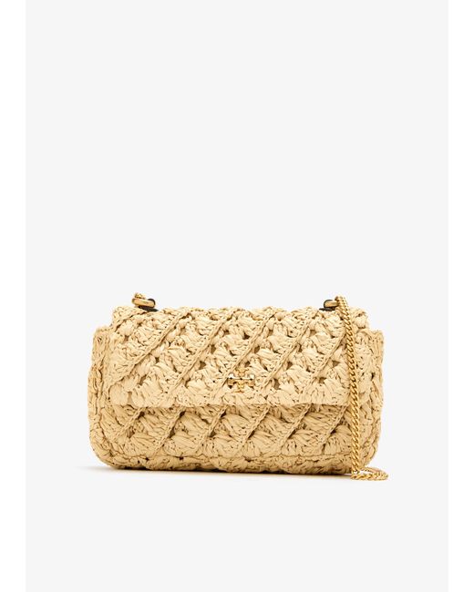 Tory Burch Natural Kira Mini Crossbody Bag