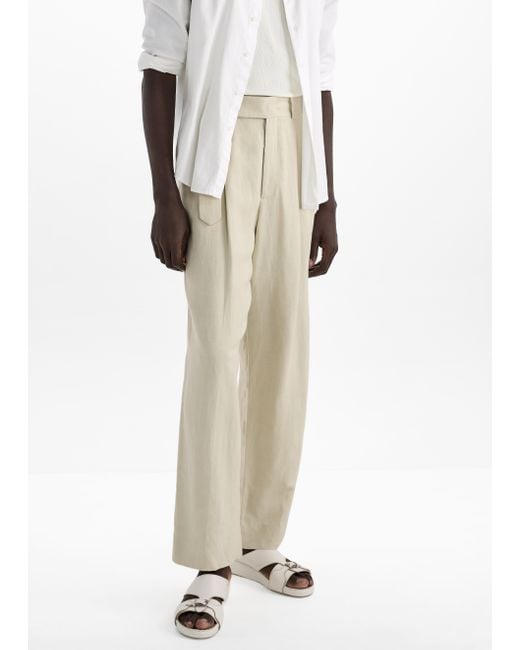 LAGGAR White Softlock Sandals for men