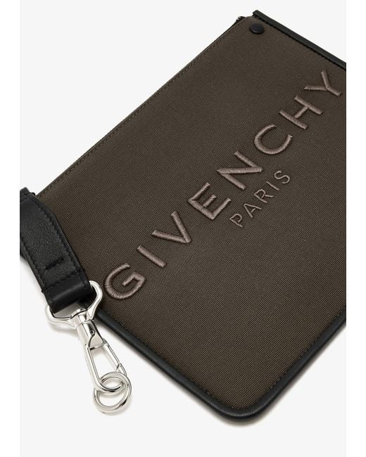 Givenchy Black Large Zip Pouch for men