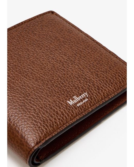 Mulberry Brown 8 Card Wallet for men