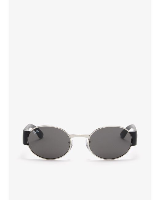 Ray-Ban Gray Round Sunglasses