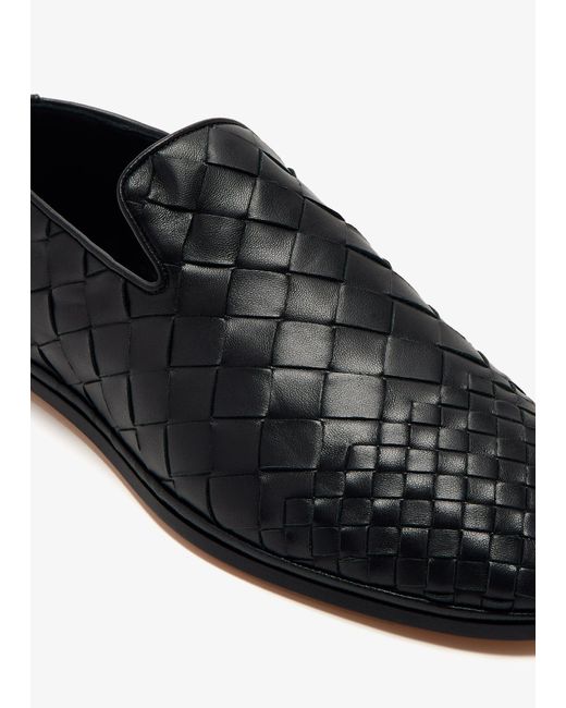 Bottega Veneta Black Sunday Slippers for men