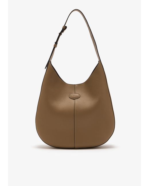Tod's Brown Di Small Hobo Bag
