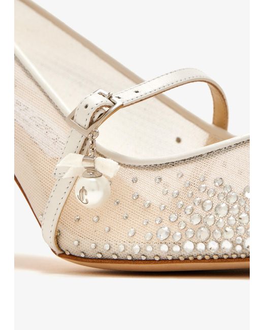 Jimmy Choo White Aren 65 Pumps