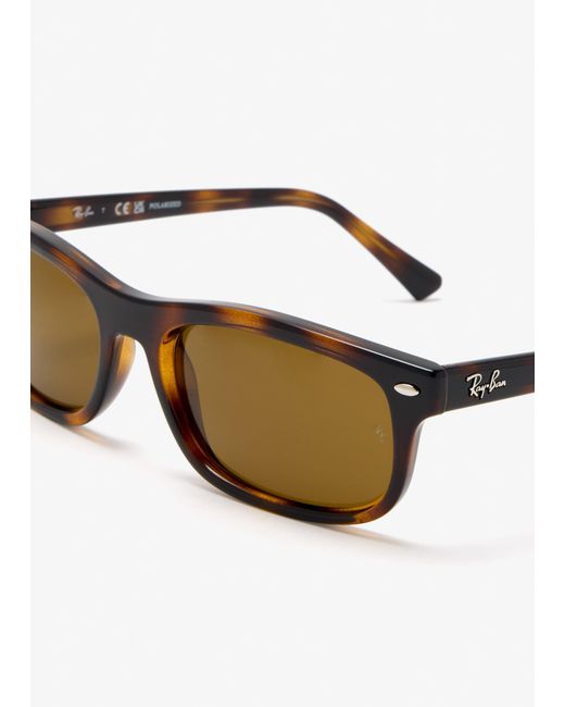 Ray-Ban Brown Rectangular Sunglasses for men