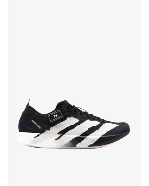 Y-3 Black Adios 9 Sneakers