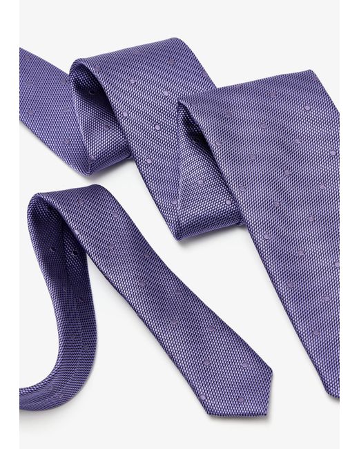 Tom Ford Purple Patterned Silk Tie for men