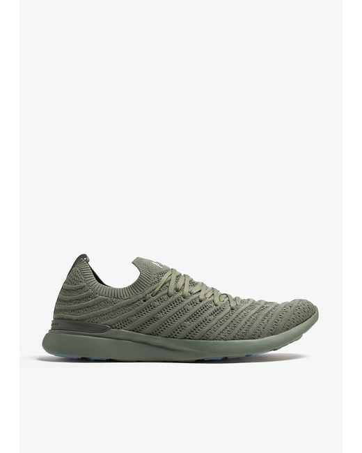 Athletic Propulsion Labs Green Techloom Wave Sneakers for men