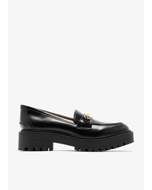 Sam Edelman Black Lea Platform Loafers