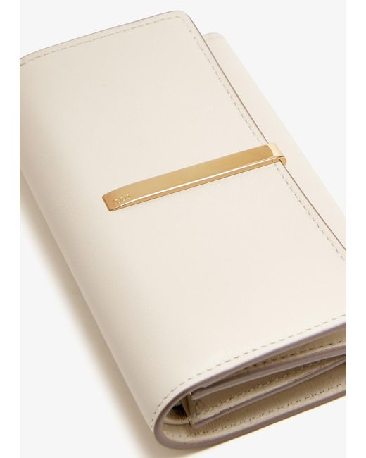 Tod's White Leather Wallet