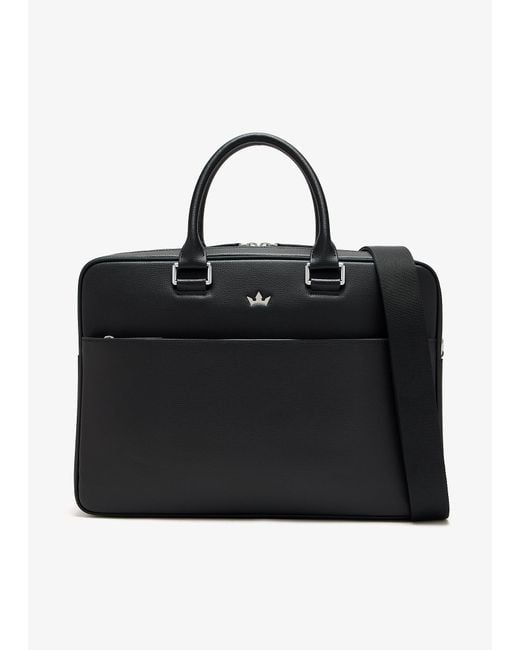 Roderer Black Award Double Briefcase for men