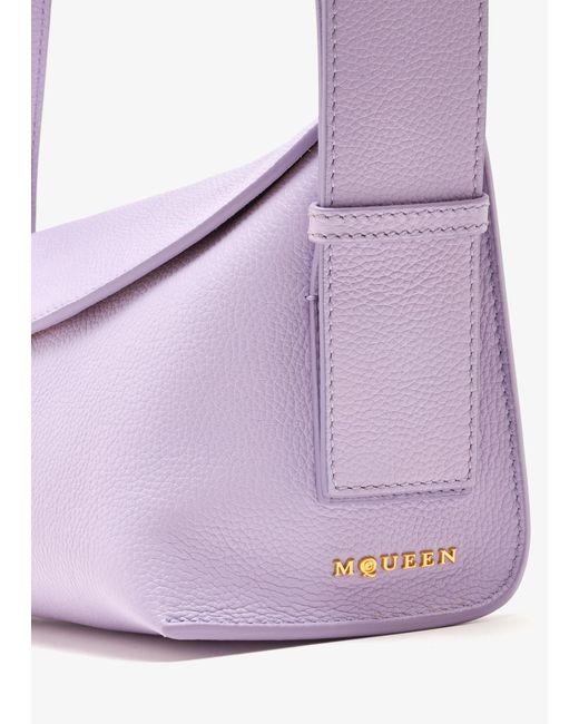 Alexander McQueen Purple T-Bar Sling Bag