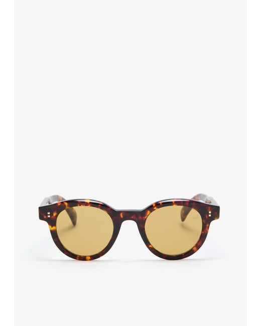 dunhill Men's Natural Heritage Hobnail Round Sunglasses