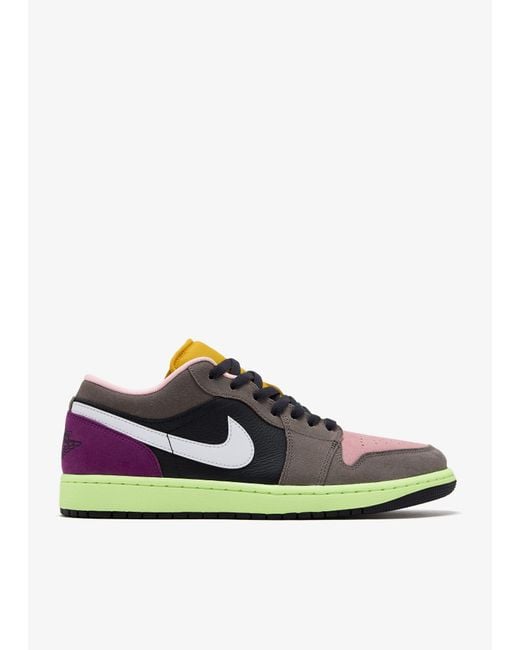 Nike Black Air Jordan 1 Low Se Sneakers for men
