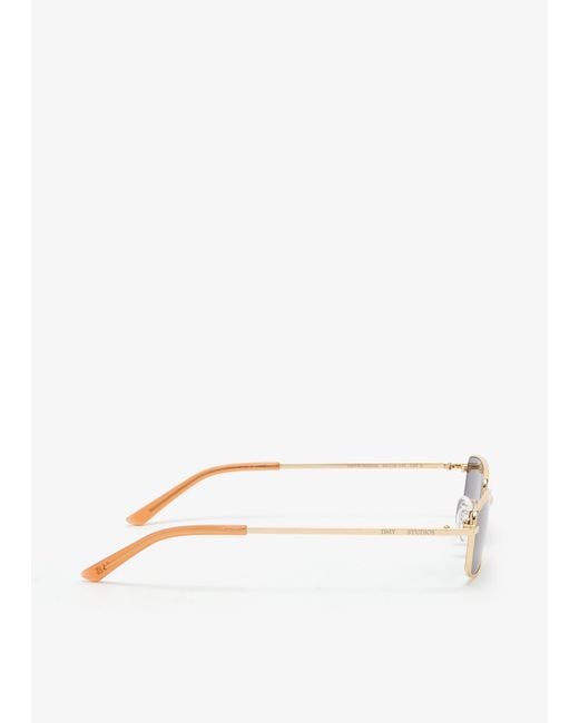 DMY White Olsen Sunglasses
