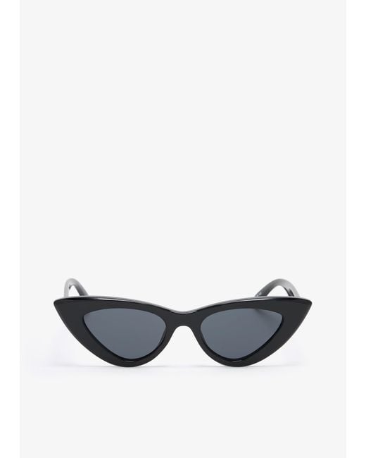 Le Specs White Hypnosis Sunglasses
