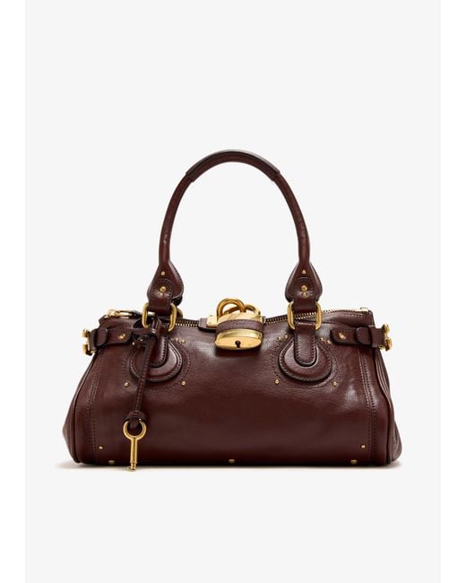 Chloé Brown Paddington Shoulder Bag