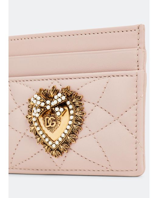 Dolce & Gabbana White Devotion Card Holder