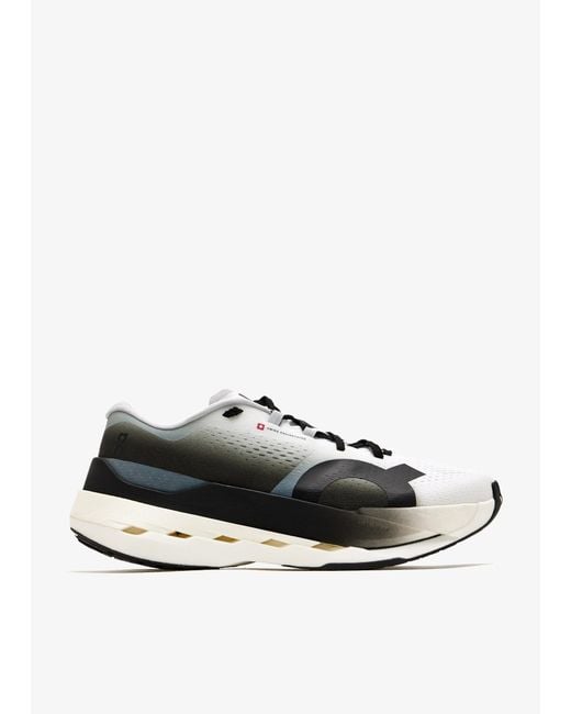 On Shoes White Cloudboom Max Sneakers for men