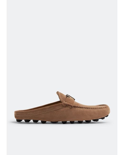 Tod's White T Timeless Slippers for men