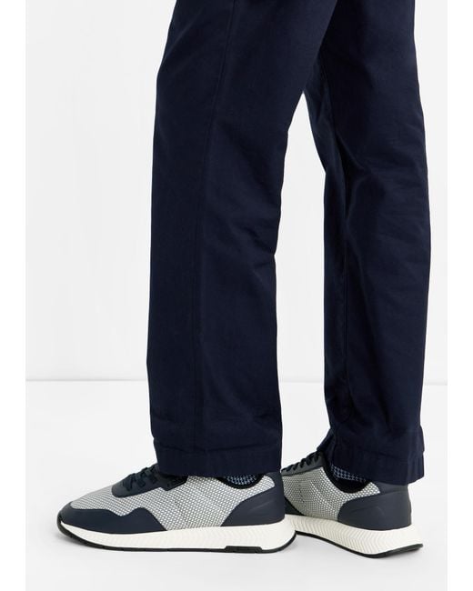 Boss White Titanium Sneakers for men