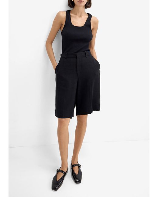 Tony Bianco Black Bobbi Ballet Flats