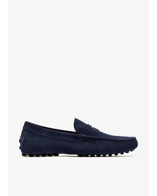 Tod's Blue Gommino Driving Shoes for men