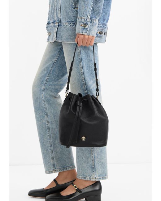 Bally Black Hera Bucket Bag