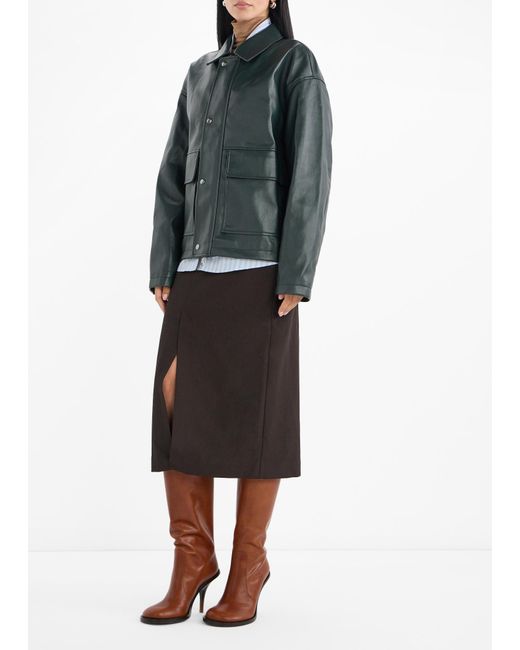 Dries Van Noten Brown Round-Toe Leather Boots
