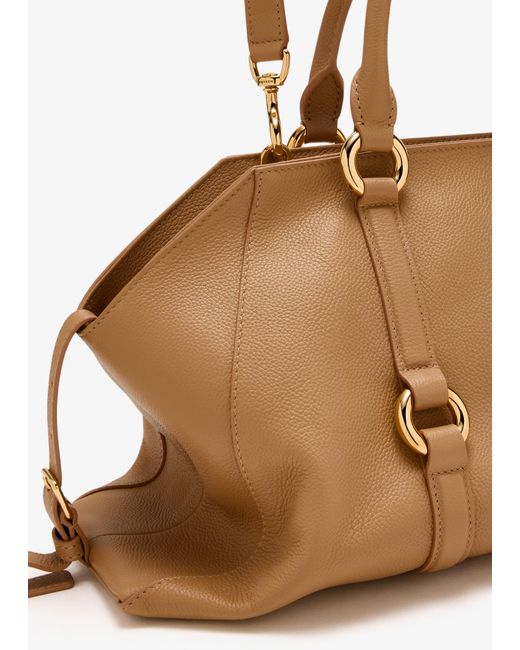 Alexander McQueen Natural Farringdon Bag