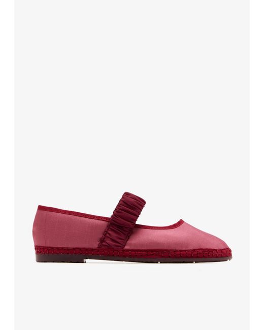 Flabelus Red Mafalda Ballerinas