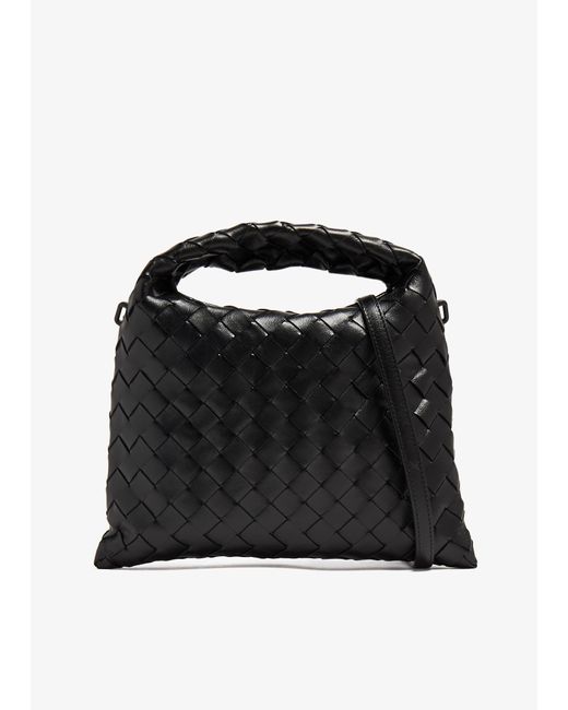 Bottega Veneta Black Mini Hop Hobo Bag
