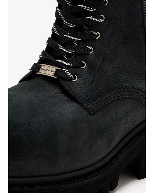 Balenciaga Stomper Zipped Bootie Boots in Black for Men | Lyst