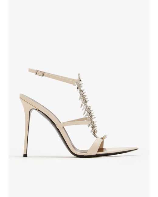 Giuseppe Zanotti White Slim 2.0 Sandals