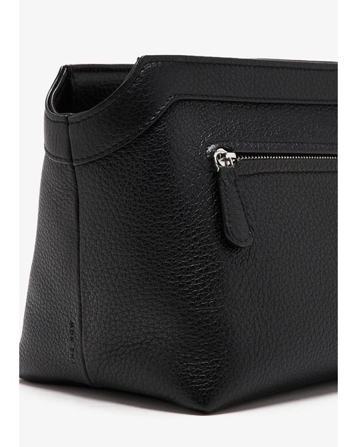 ポーチ THE ROW BLACK LEATHER TERRASSE POUCH Black Terrasse Pouch by The Row on Sale
