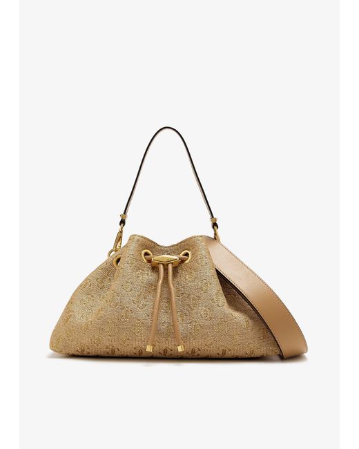 Jimmy Choo Natural Cinch M Bag