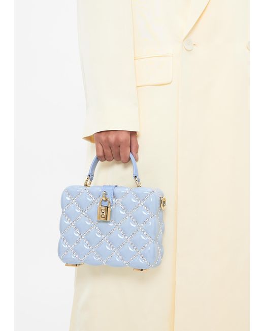 Dolce & Gabbana Blue Resin Dolce Box Handbag