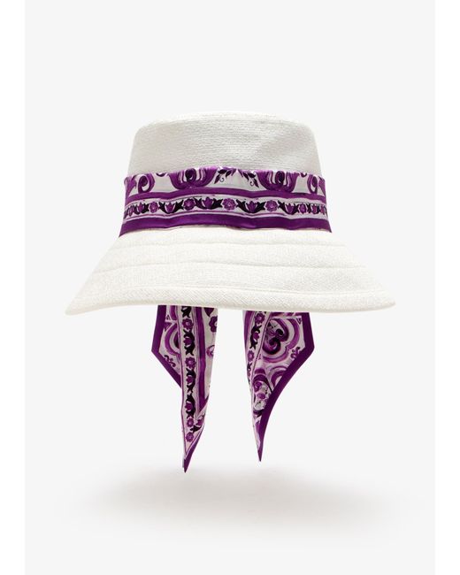 Dolce & Gabbana White Mat Hat