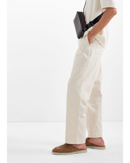 Forsa White Blake Slippers for men