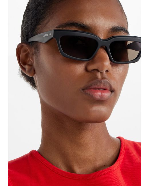 Jacquemus Black Les Lunettes Salon Sunglasses