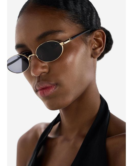 Le Specs White Icicle Sunglasses