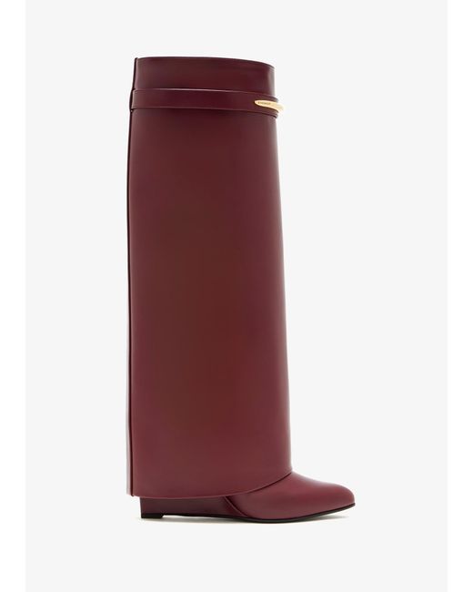 Givenchy Purple Shark Pinch Boots