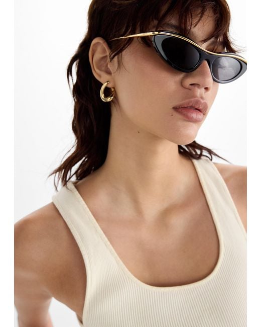 Loewe White Whirl Sunglasses