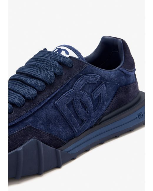 Dolce & Gabbana Blue Dg Athletic Split Sneakers for men