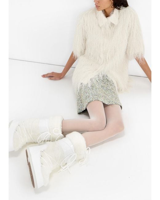 Moon Boot White Icon Boots