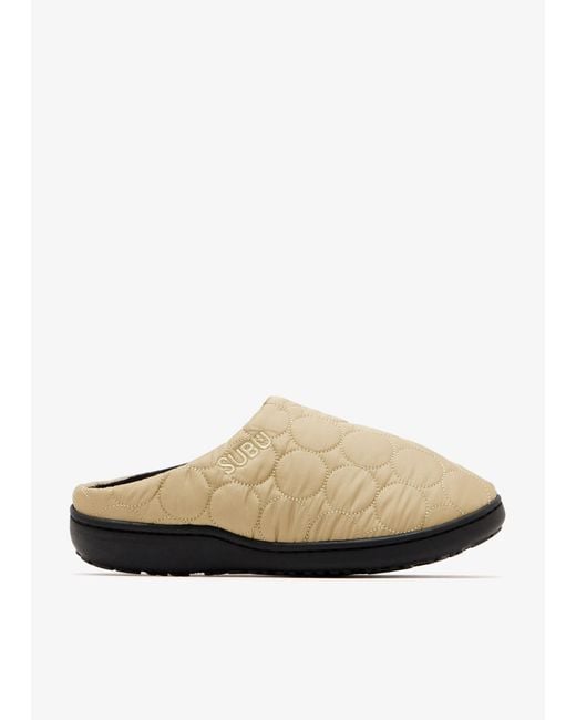 SUBU White Circle Slippers
