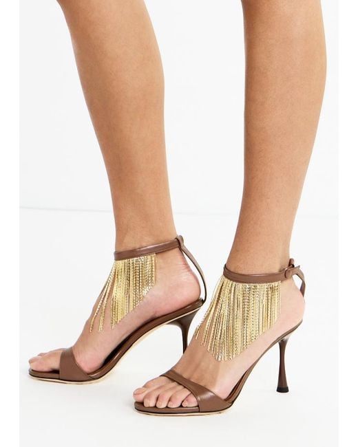 STUDIO AMELIA Natural Figaro 90 Sandals