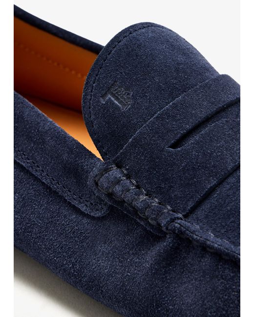 Tod's Blue Gommino Driving Shoes for men